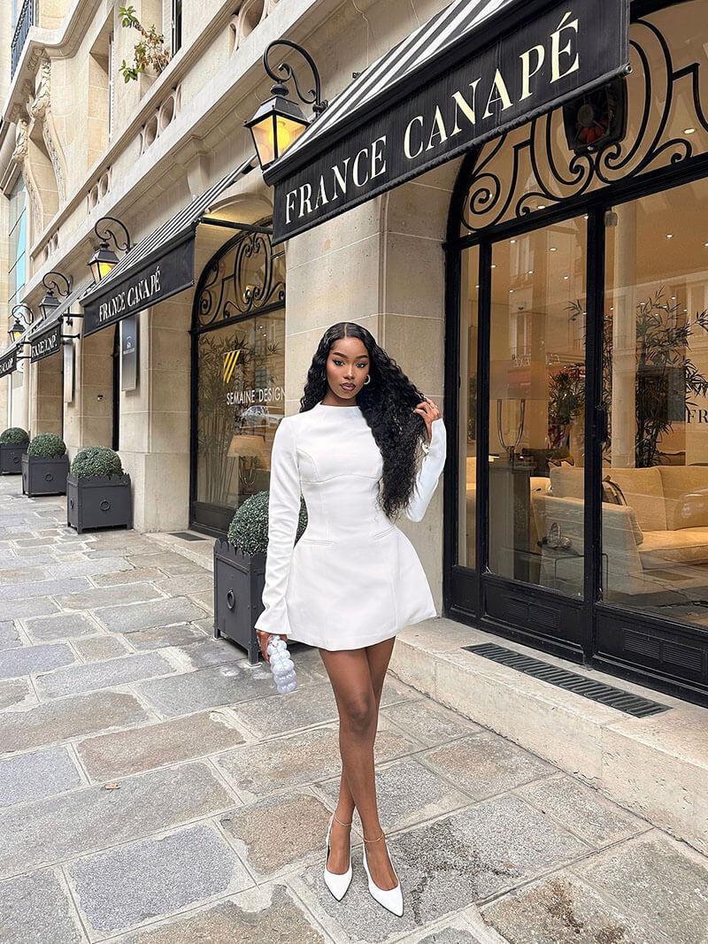 Aaliyah mini-jurk