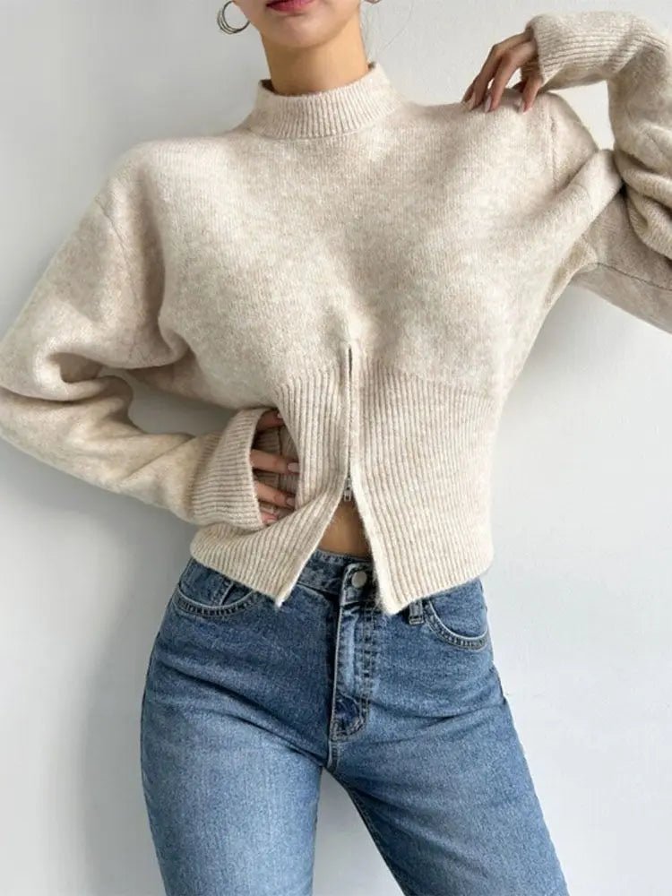 Adahlia pullover met smalle taille