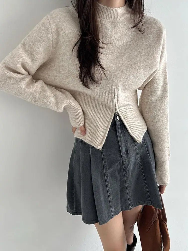 Adahlia pullover met smalle taille