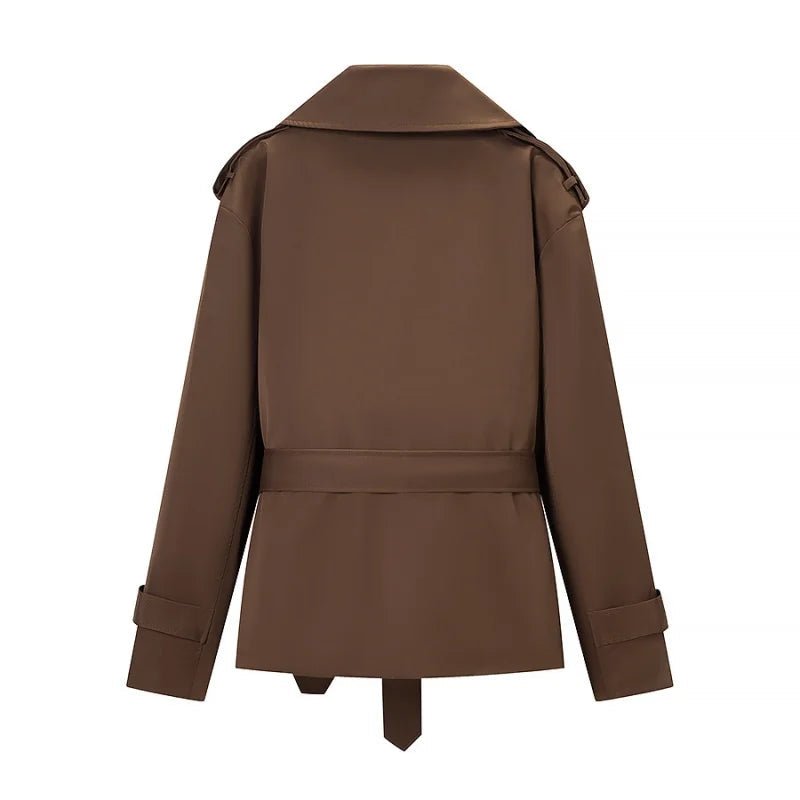 Adinda korte trenchcoat