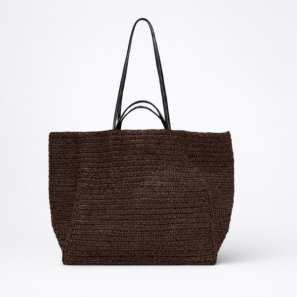 Aimee handgeweven strooien shopper
