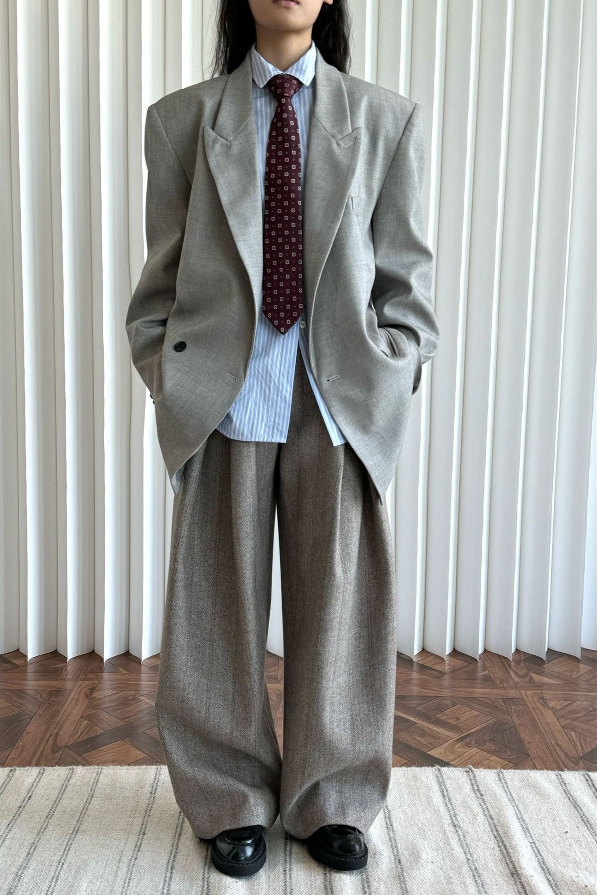 Akira blazer met gestructureerde schouders