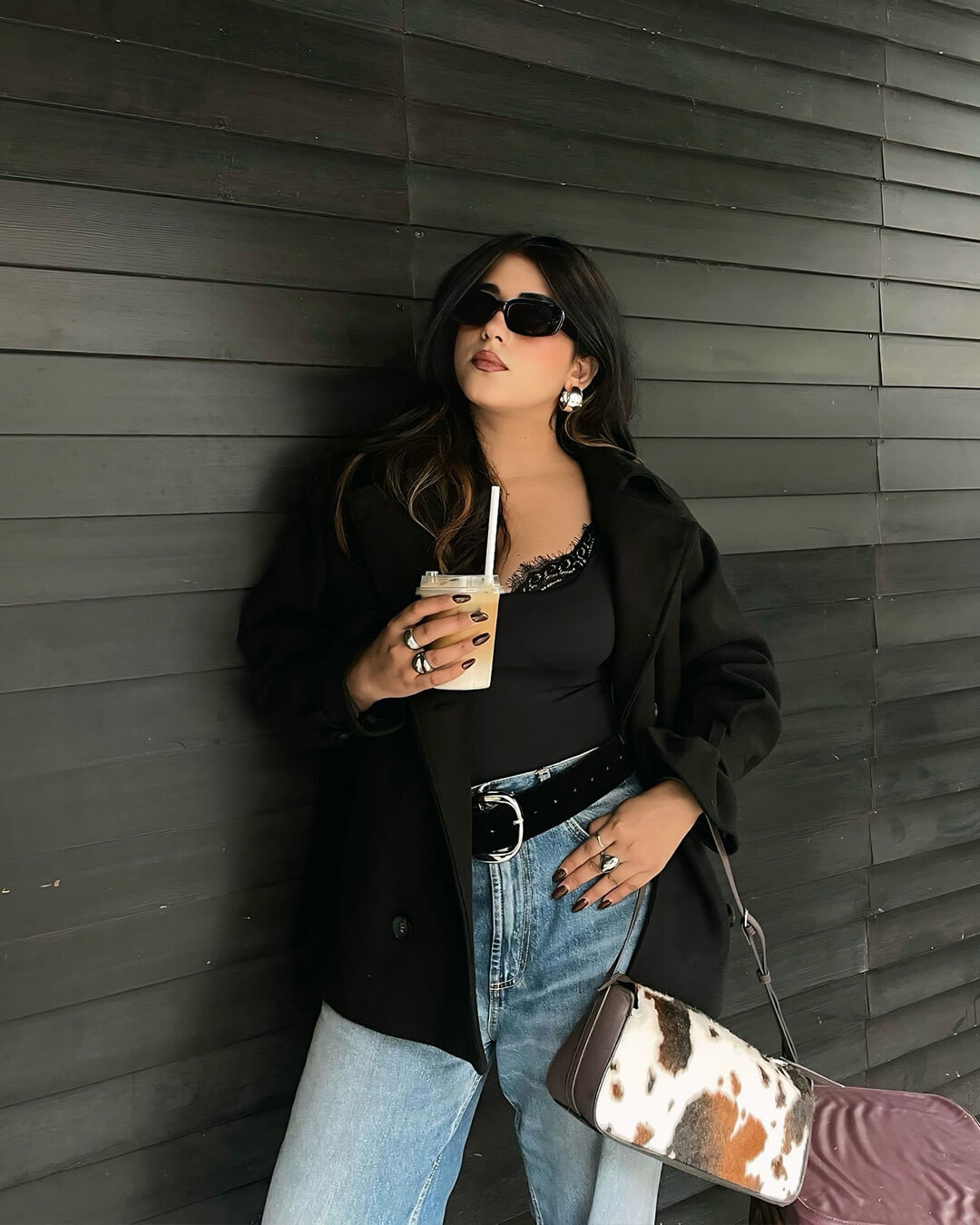 Alianna korte trenchcoat met riem