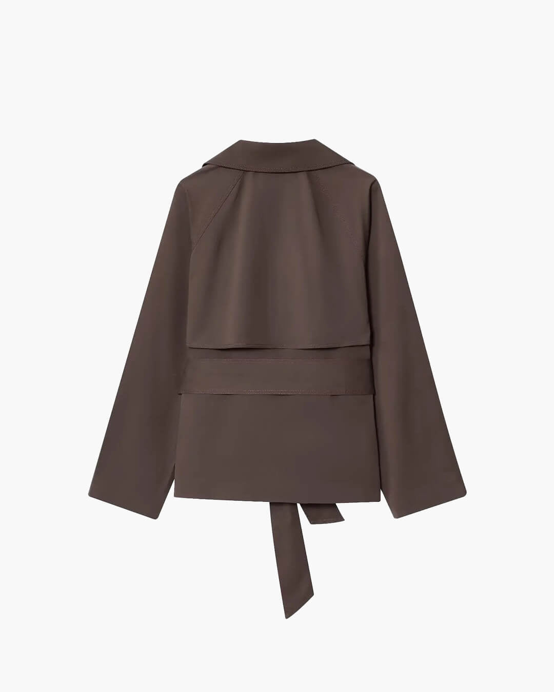 Alianna korte trenchcoat met riem