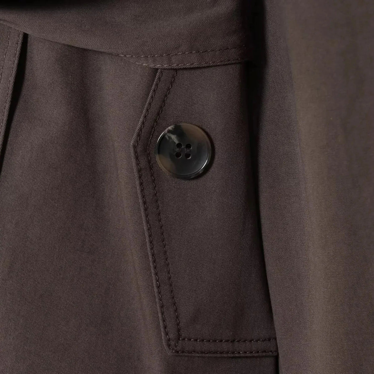 Alianna korte trenchcoat met riem