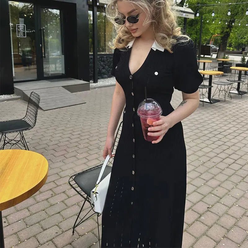 Amelia gebreide jurk