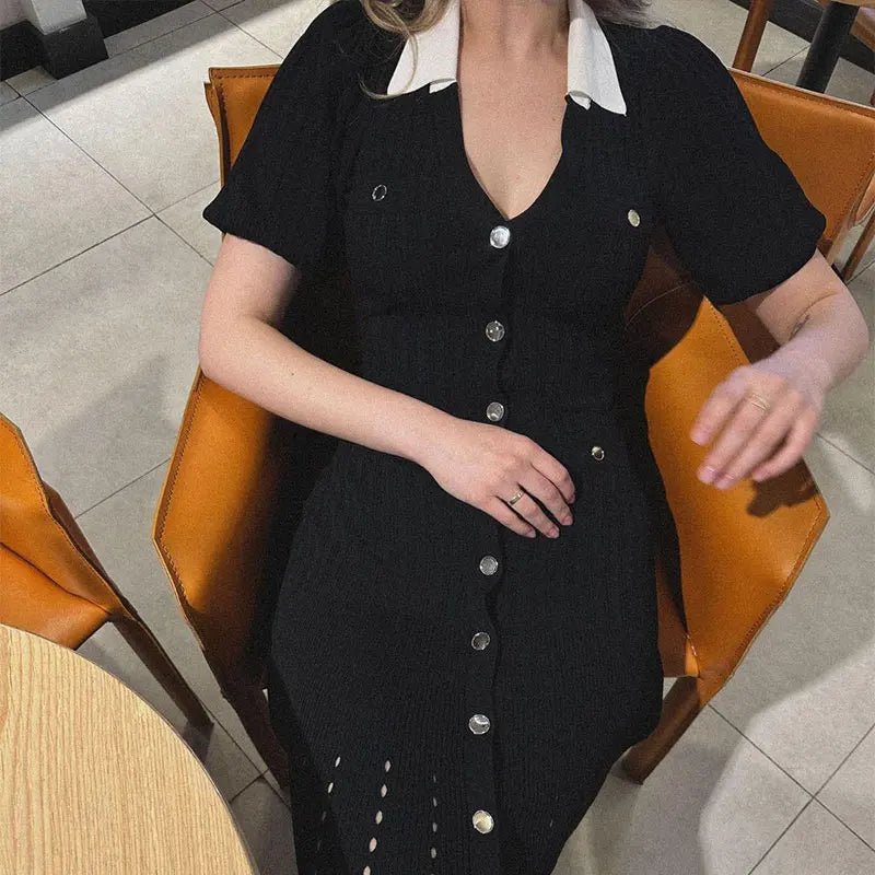 Amelia gebreide jurk