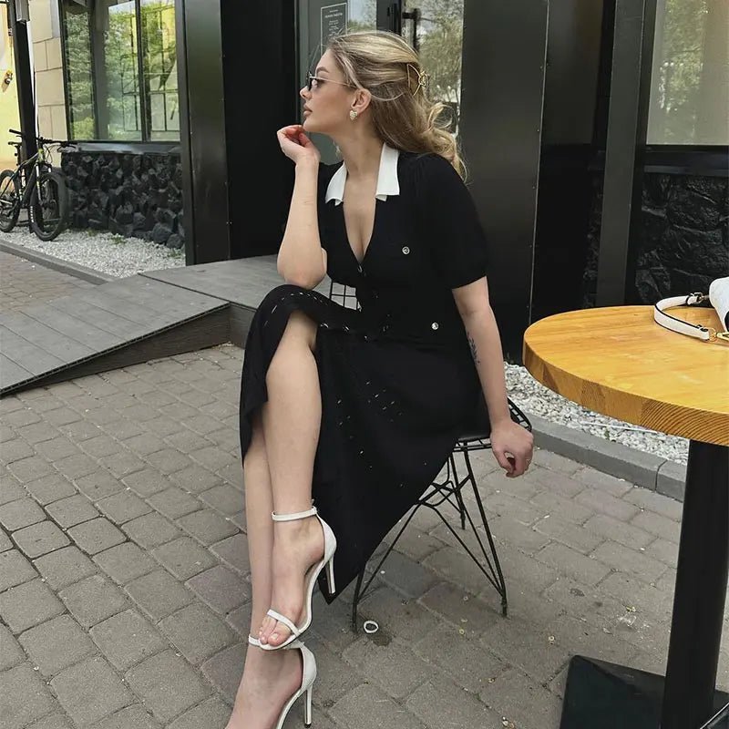 Amelia gebreide jurk