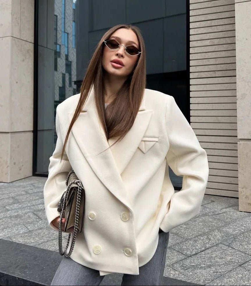 Angeline blazerjas met relaxte pasvorm