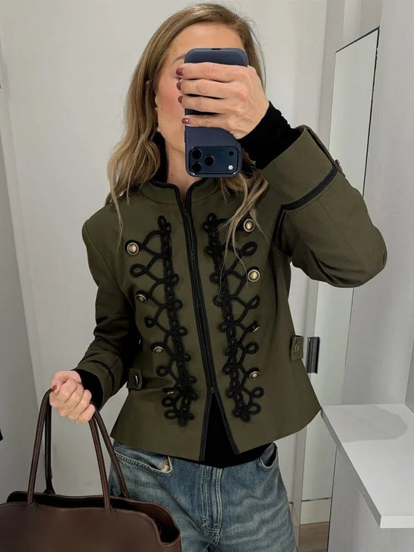 Napoleonjasje met gespsluiting in touwknoopstijl van Becky