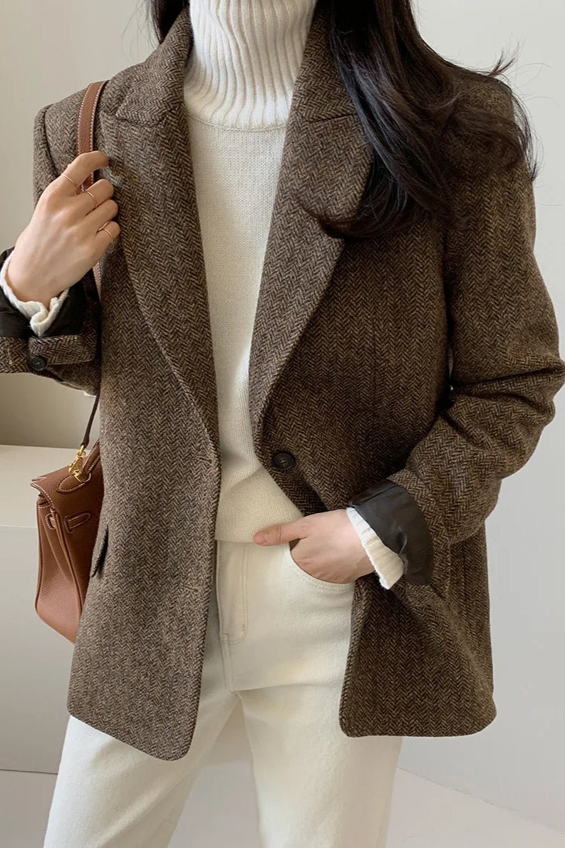Belle blazer met oversized pasvorm