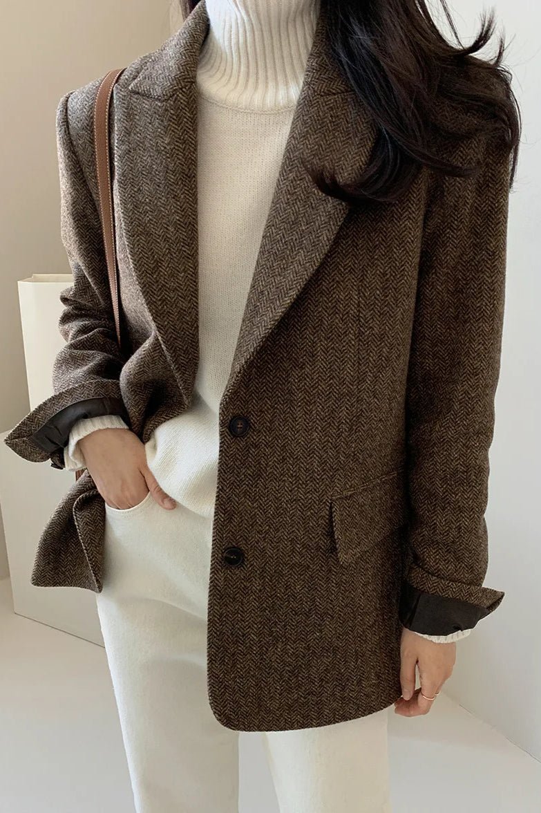 Belle blazer met oversized pasvorm