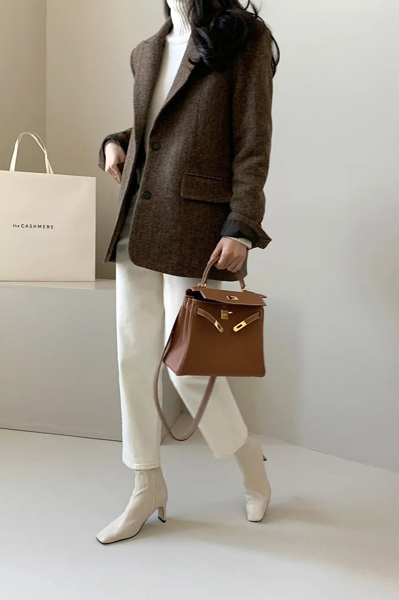 Belle blazer met oversized pasvorm