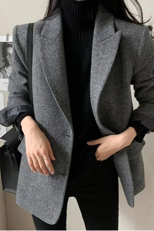 Belle blazer met oversized pasvorm