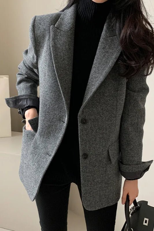 Belle blazer met oversized pasvorm