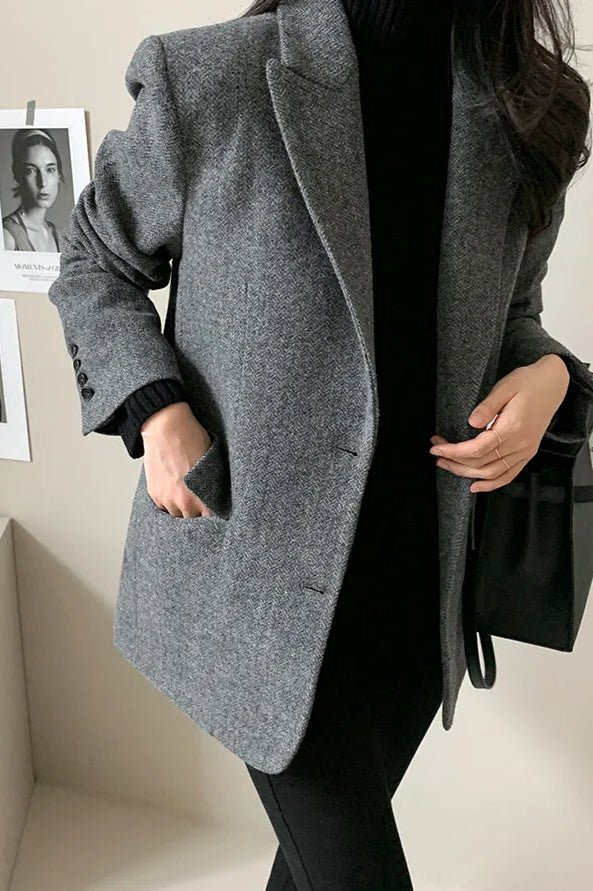 Belle blazer met oversized pasvorm