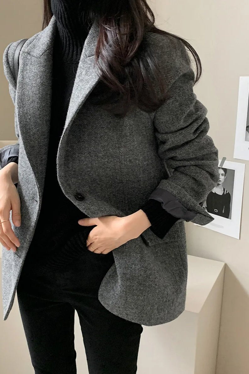 Belle blazer met oversized pasvorm