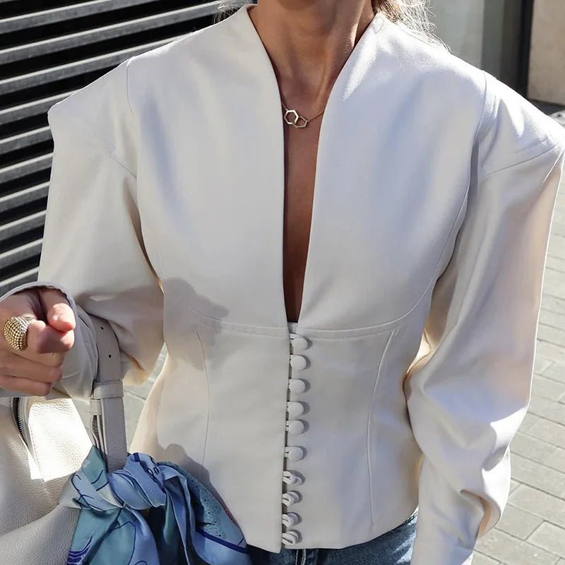 Bethany blazerpak met ingesnoerde taille