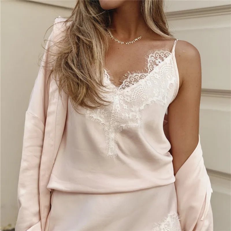 Bianca camisolletop van satijn