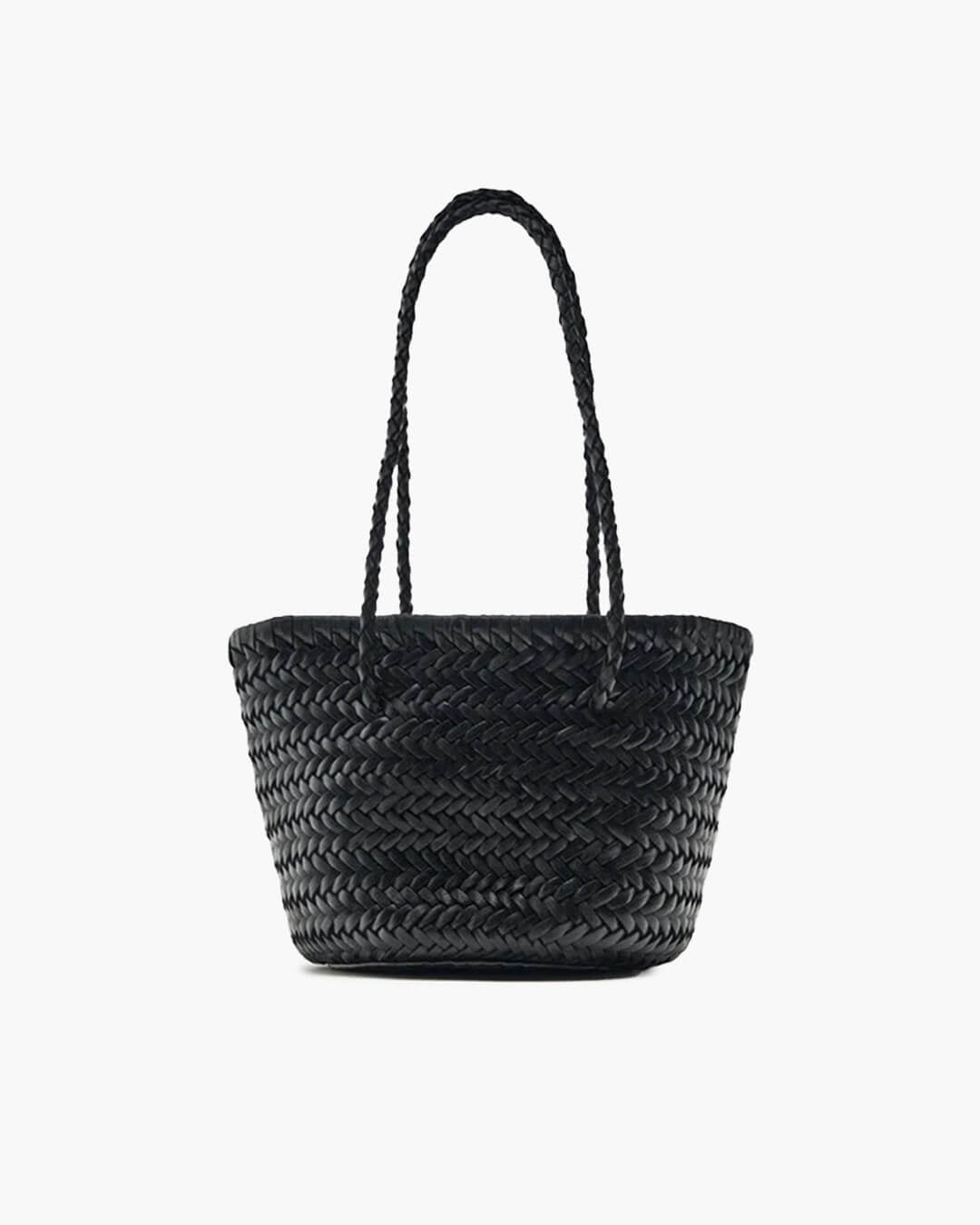 Blair gevlochten bucket-schoudertas