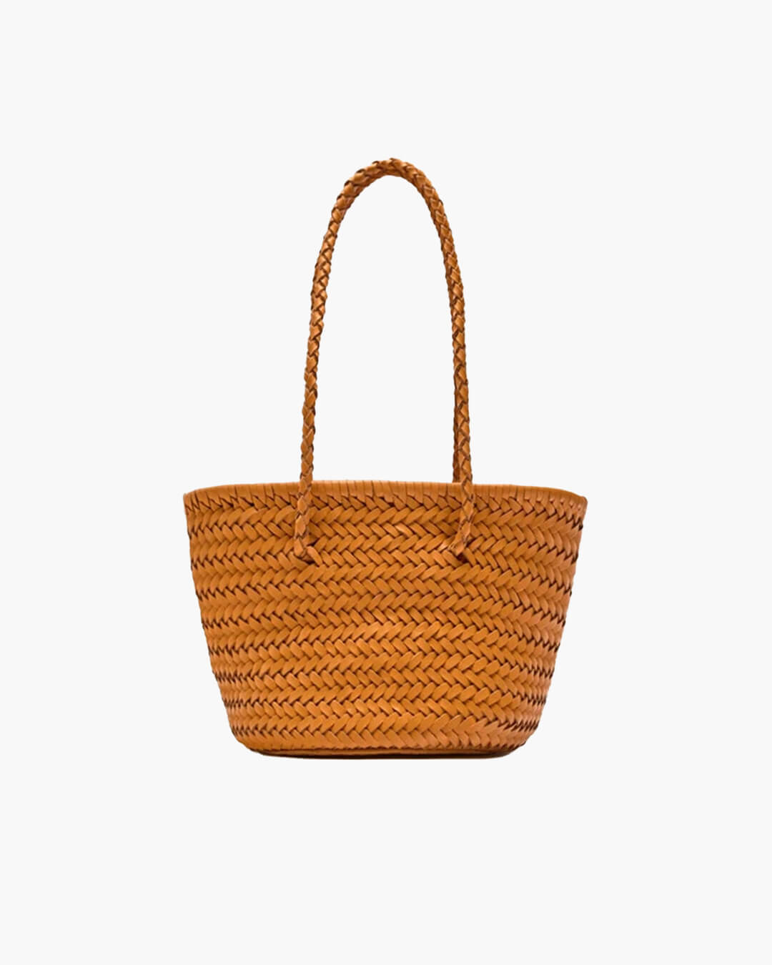 Blair gevlochten bucket-schoudertas