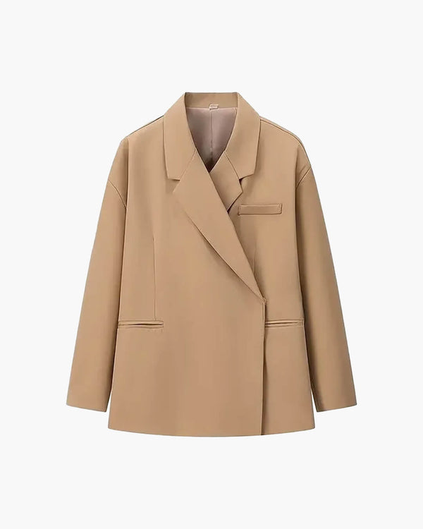 Brittany blazer met één knoop en revers