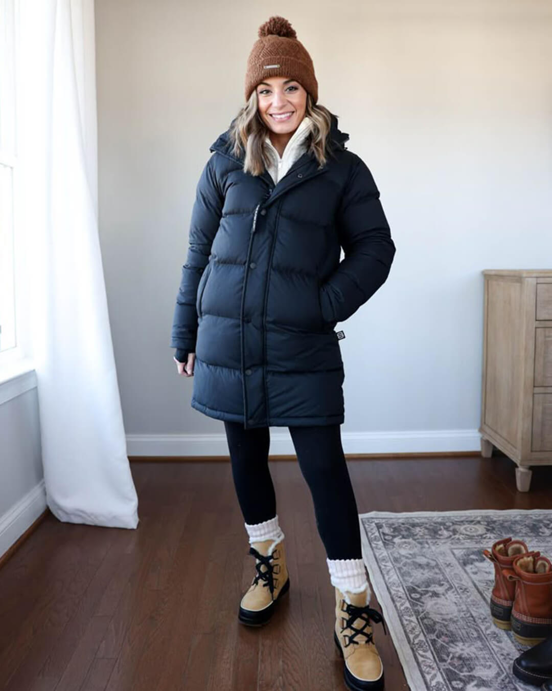 Carlyn parka met capuchon