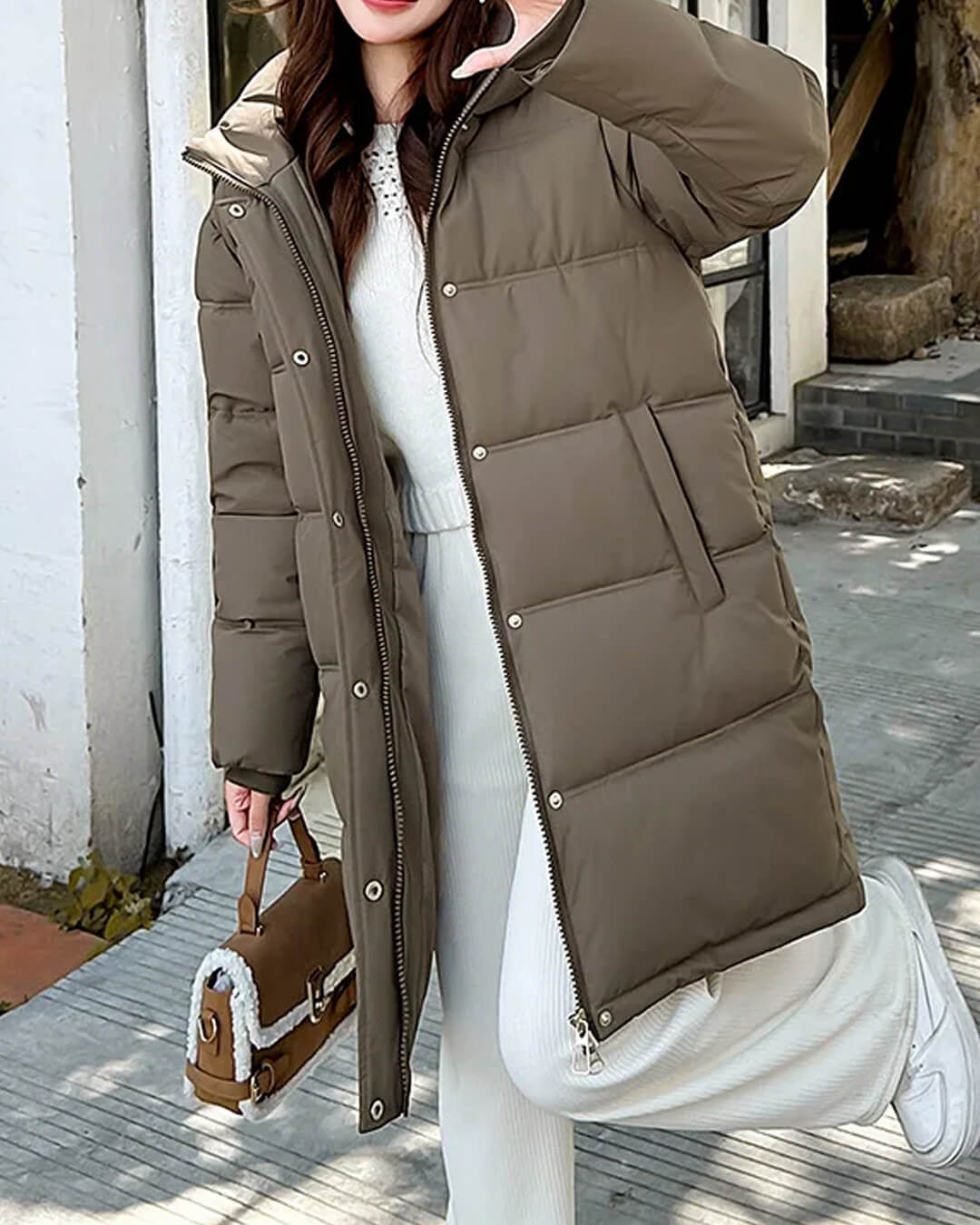 Carlyn parka met capuchon