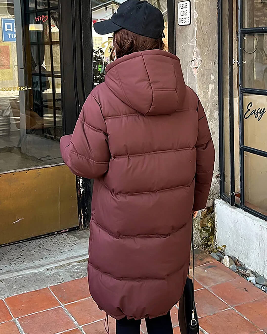 Carlyn parka met capuchon