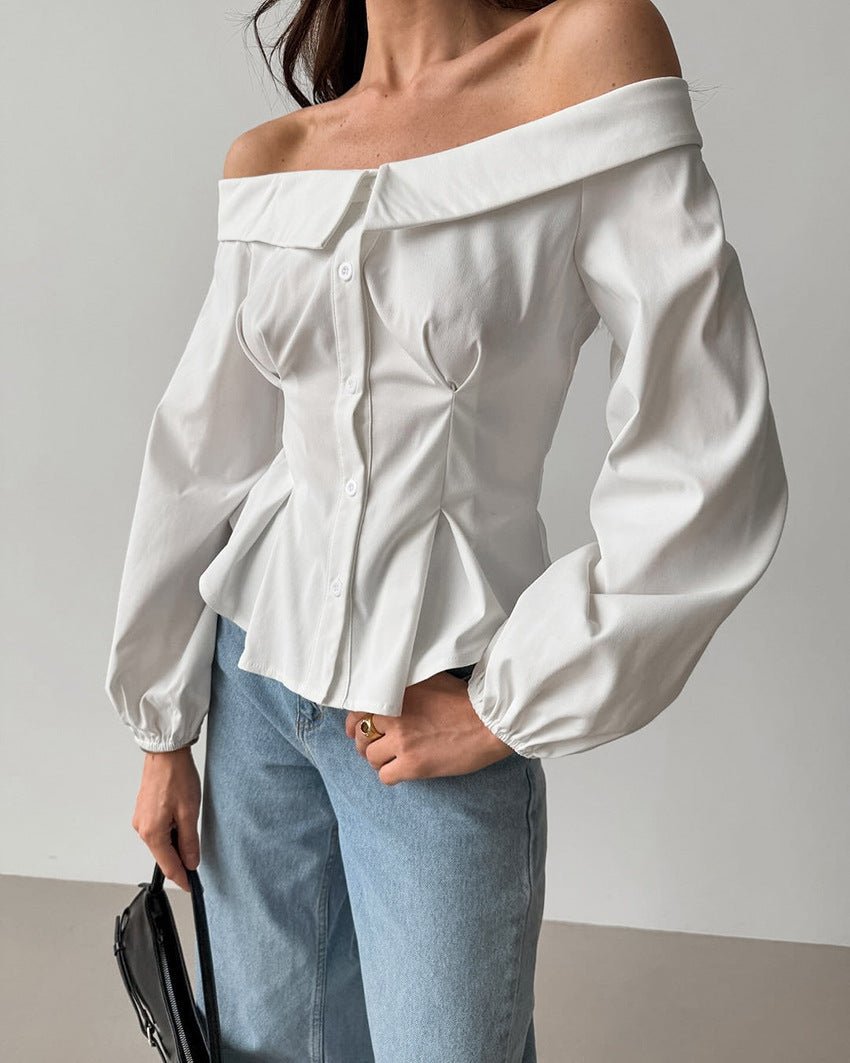 Catherine top met blote schouders