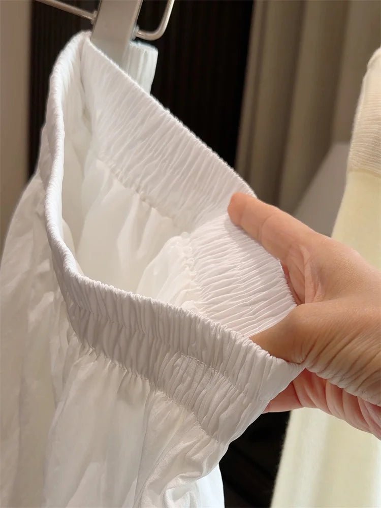 Celeste kanten maxirok met hoge taille