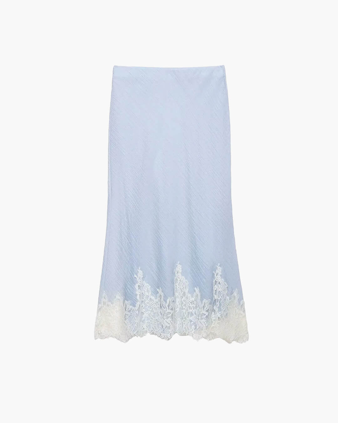 Celeste tweedelige midi-set met kantinzet