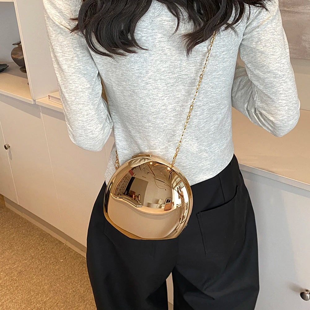 Celeste avondclutch in schelpvorm