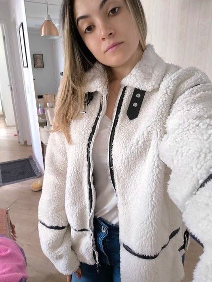 Chantal bomberjack van bouclé