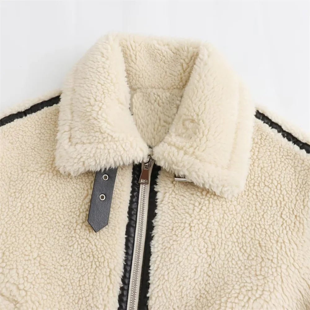 Chantal bomberjack van bouclé