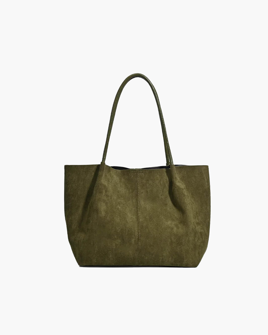 Suède shopper met etui van Cheska