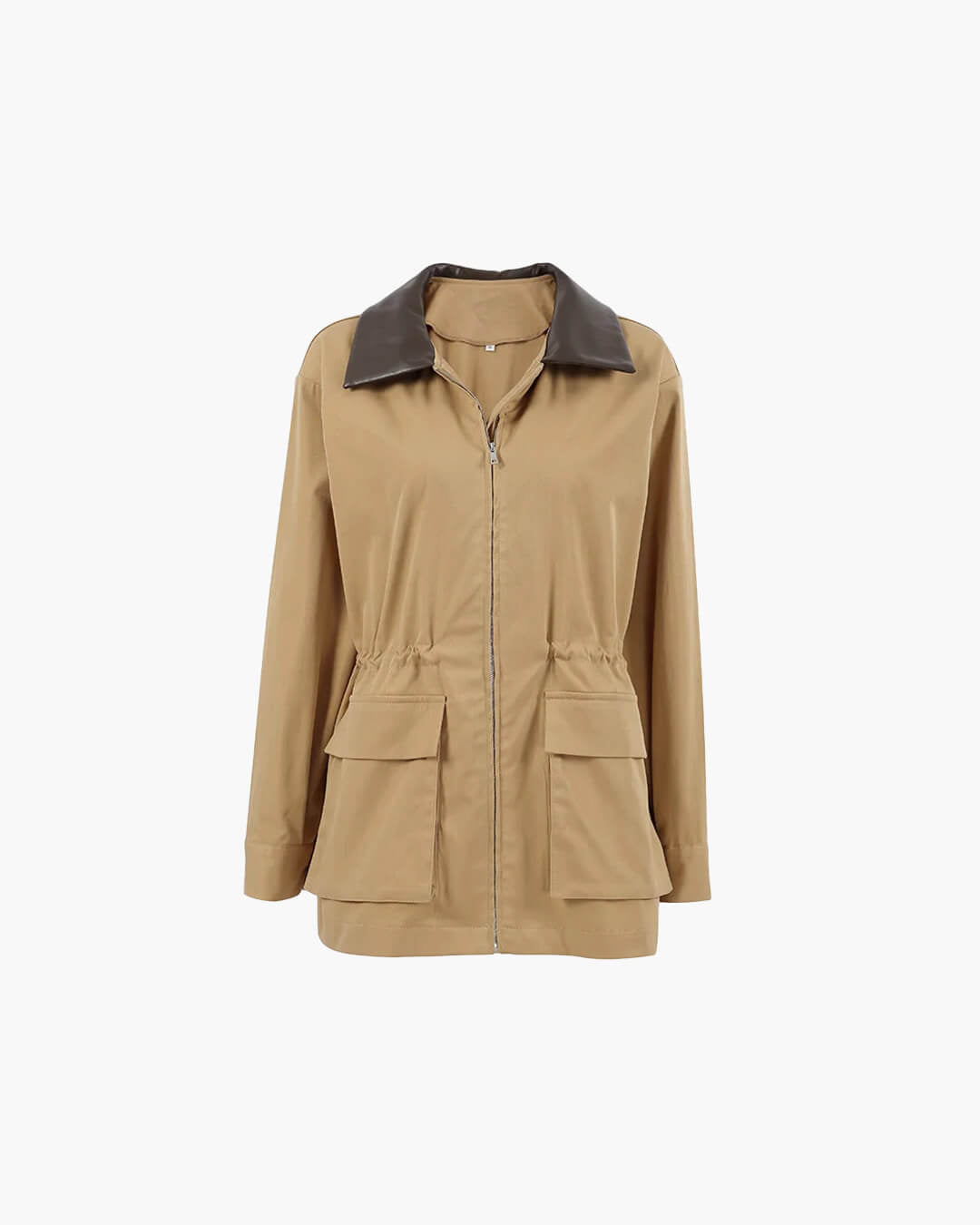 Christina korte trenchcoat met zakken