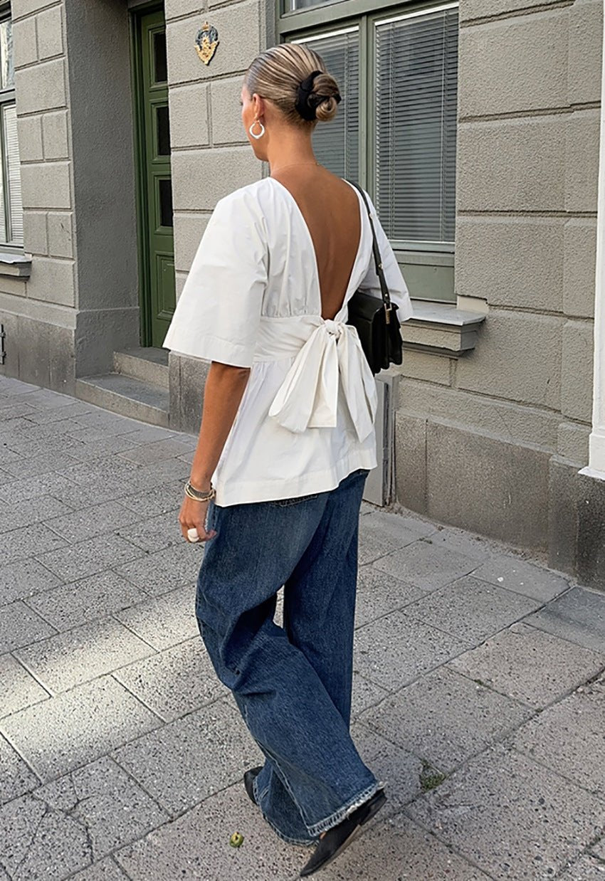 Clarisse witte Tuco-top