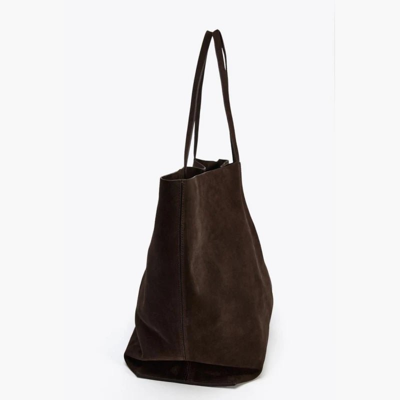 Grote suède shopper van Cynthia