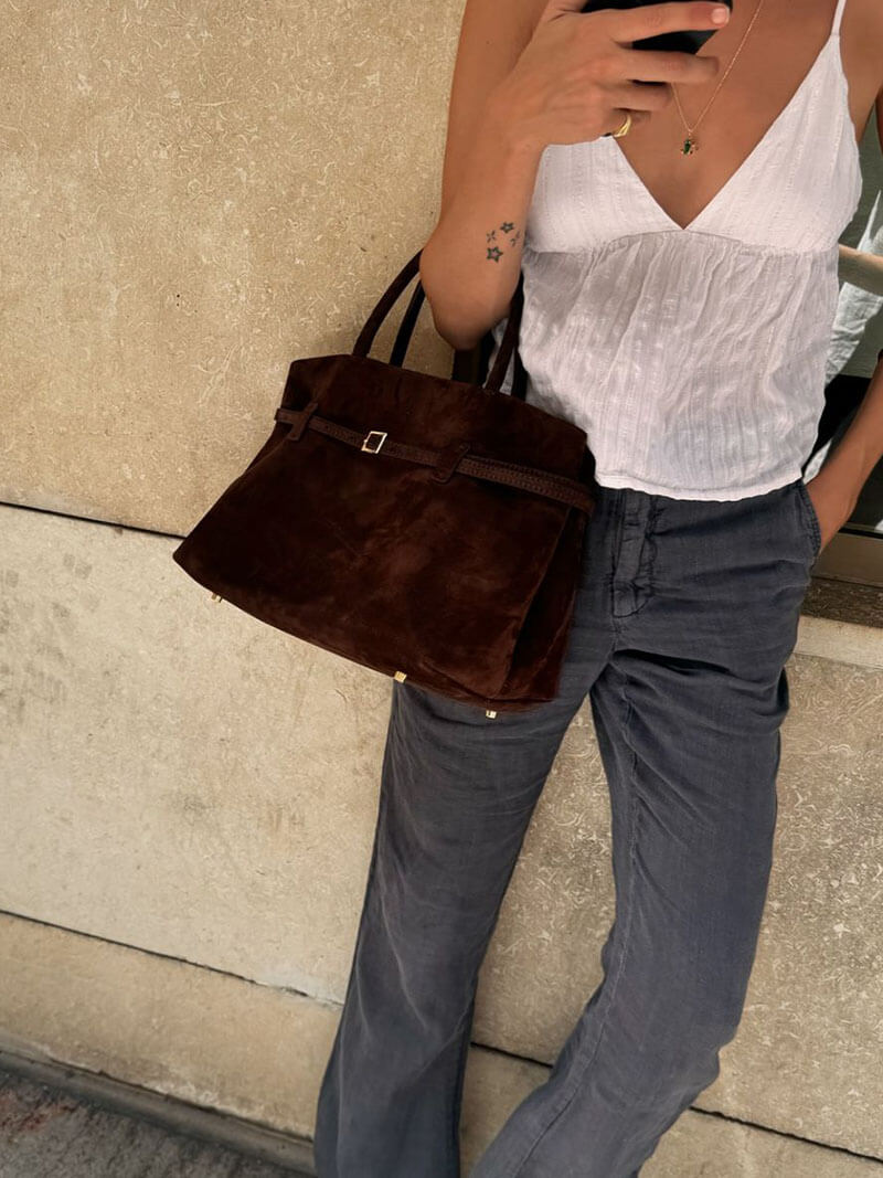 Dalila suède tas