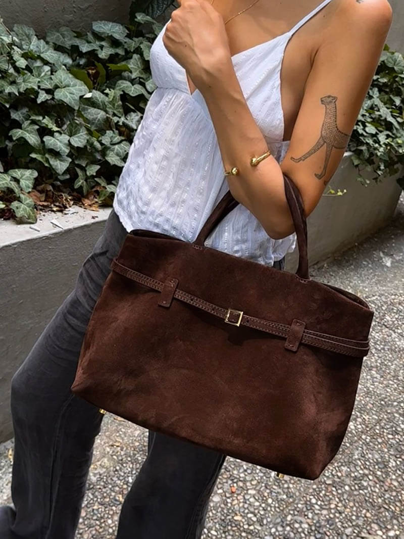 Dalila suède tas