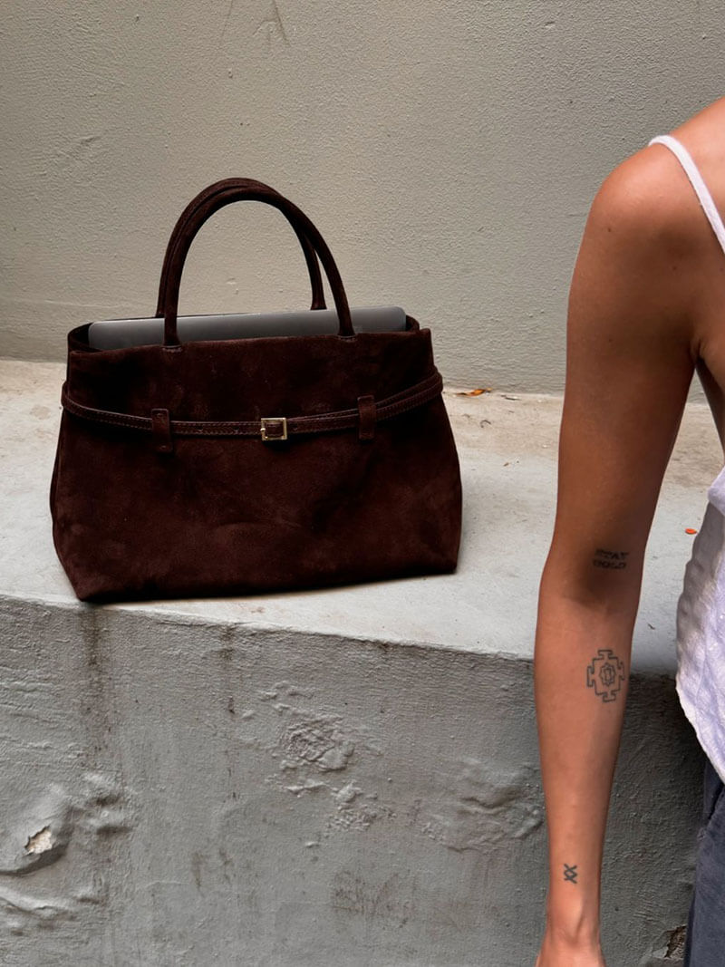 Dalila suède tas