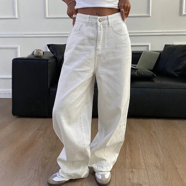 Danielle baggy jeans met wijde pijpen