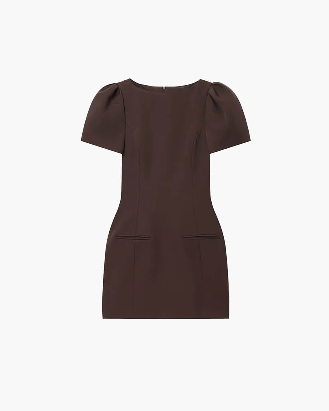 Darcy mini-jurk met pofmouwen