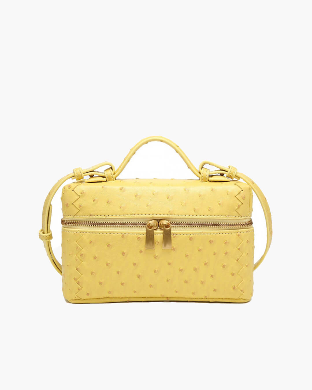 Delphine leren boxbag