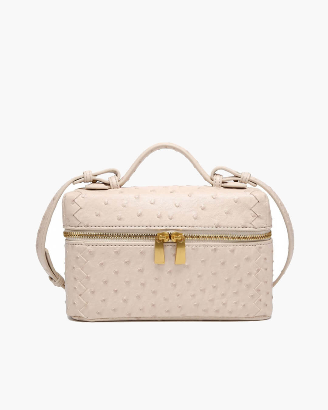 Delphine leren boxbag