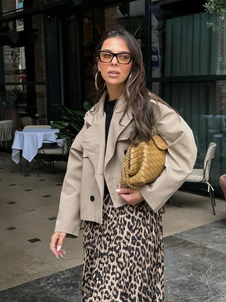 Dhelia korte trenchcoat