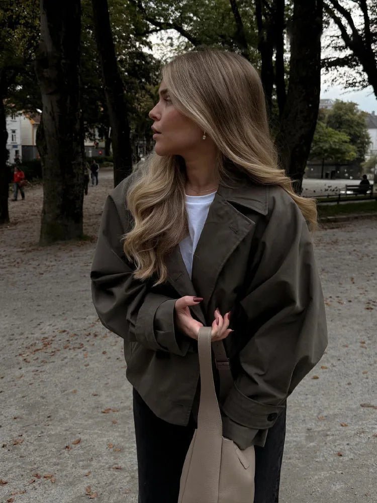 Dhelia korte trenchcoat