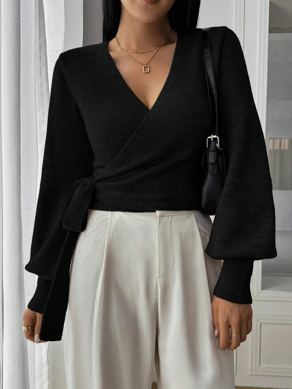 Gebreid vest Diana