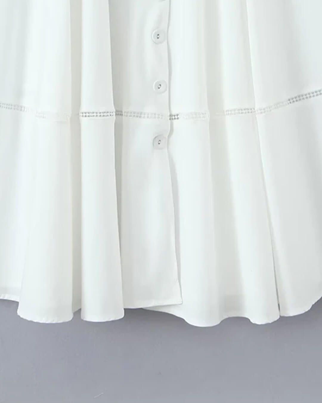 Dina mouwloze midi-jurk met hartvormige hals